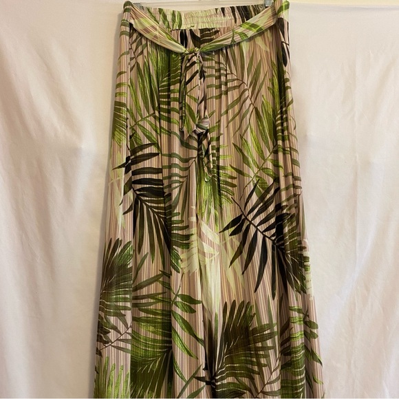 Vince Camuto Swim Cover-up Palazzo Pants; Green Multi pattern, Size XS - Picture 6 of 14